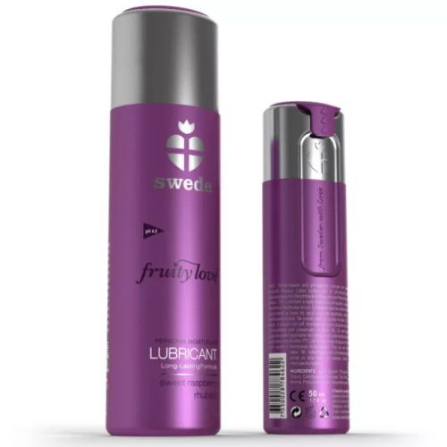 Ovocná láska lubrikant malinová rubarba 50 ml – kvalitná erotická kozmetika