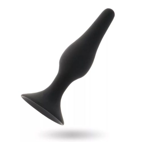 Intenzívna análna zástrčka 2 11,5cm čierna – kvalitná erotická kozmetika
