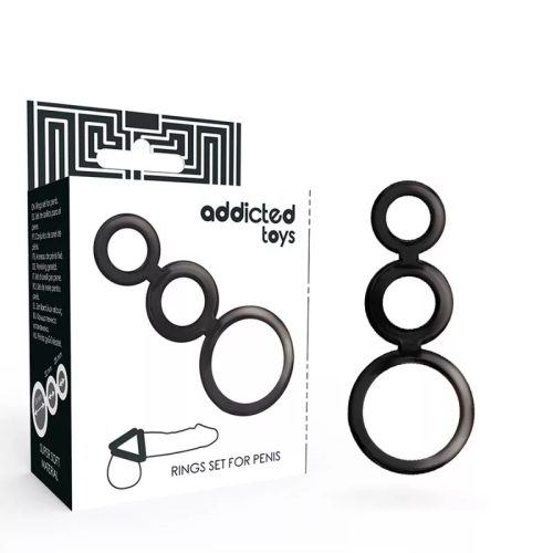 ADDICTED TOYS - SET KRÚŽKOV NA PENIS 