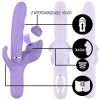 Billie multifunkčný nabíjací vibrator sací a pulzácia fialová – kvalitná erotická kozmetika