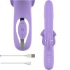 Billie multifunkčný nabíjací vibrator sací a pulzácia fialová – kvalitná erotická kozmetika