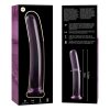 Model 9 dildo borosilikátové sklo 15,5 x 2,5 cm ružové – kvalitná erotická kozmetika