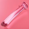 NEBULA BY IBIZA - MODEL 9 DILDO BOROSILIKÁTOVÉ SKLO 15,5 X 2,5 CM RUŽOVÉ