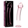 Model 11 dildo borosilikátové sklo 16 x 3 cm ružové – kvalitná erotická kozmetika