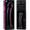 Model 11 dildo borosilikátové sklo 16 x 3 cm ružové – kvalitná erotická kozmetika