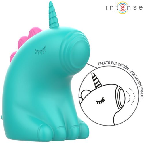 INTENSE Trixie – zmyselný zelený jednorožcový stimulátor