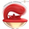 Intense – vibrátor a stimulátor mariah v tvare u 10 vibrácií červený – kvalitná erotická kozmetika