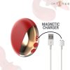 Intense – vibrátor a stimulátor mariah v tvare u 10 vibrácií červený – kvalitná erotická kozmetika