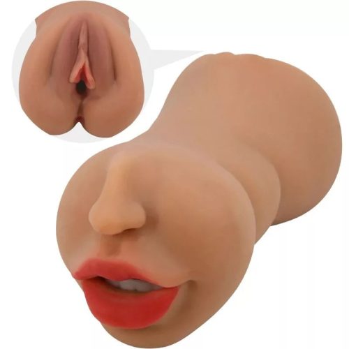 CRAZY BULL – Zoey dvojitý masturbátor s ústami a vagínou