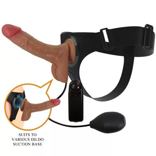 PRETTY LOVE – vibrujúci a striekajúci dildový postroj