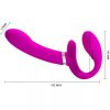 Pretty Love Valerie – dvojitý strap-on vibrátor s 12 vibračnými režimami